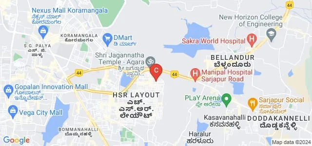 Praxis Tech School, Bengaluru Map