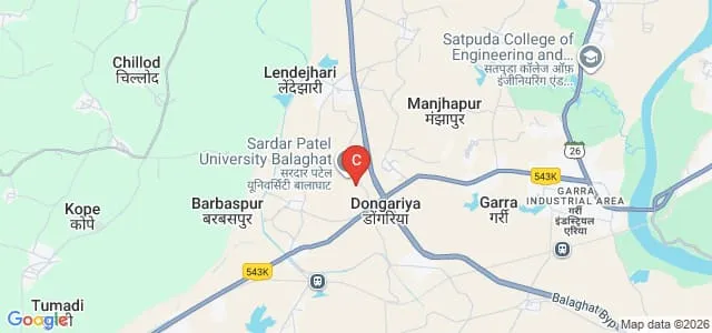 Sardar Patel Ayurvedic Medical College and Hospital, Balaghat Map