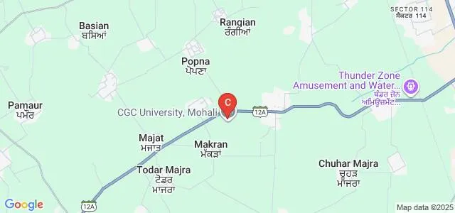 Chandigarh College of Engineering, Jhanjeri Map