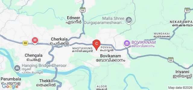 LBS College of Engineering, Kasaragod Map