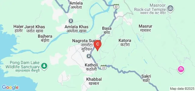 Government Degree College, Nagrota Surian Map