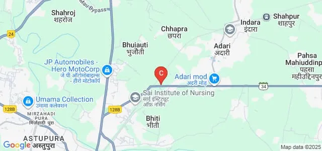 Azad Hind Mahavidyalaya, Mau Map