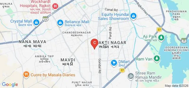 Sarvodaya College of Computer Science, Rajkot Map