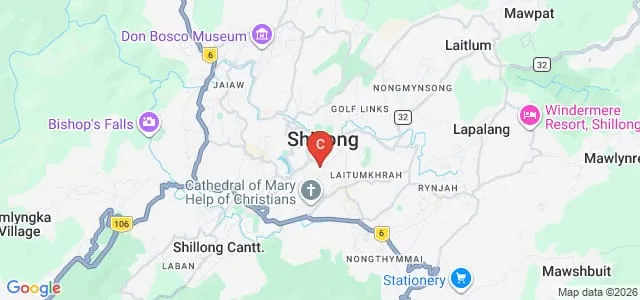 College of Teacher Education, Shillong Map