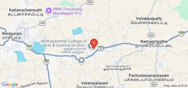 Muthayammal College of Education, Namakkal Map
