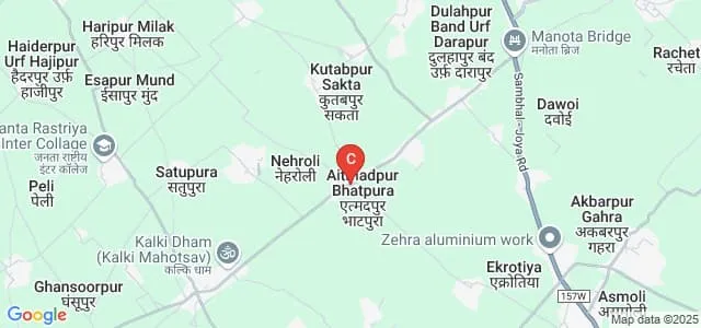 Shaheen Smarak Mahavidyalaya, Sambhal Map