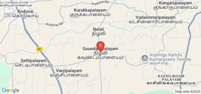 PSG Ponnammaal College of Nursing, Tiruppur Map