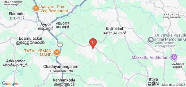 Manjappara Educational and Charitable Trust B Ed College, Kollam Map