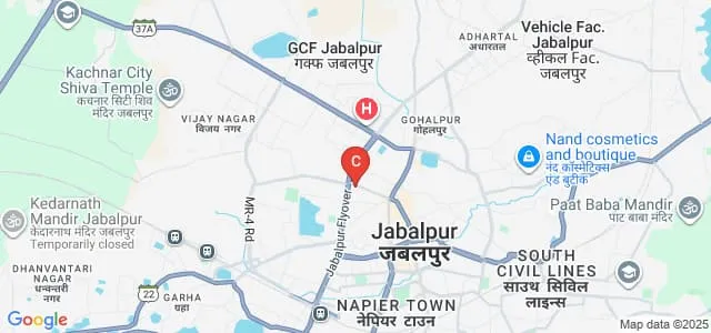 Shree Neelkanth Vidhi Mahavidyalaya, Jabalpur Map