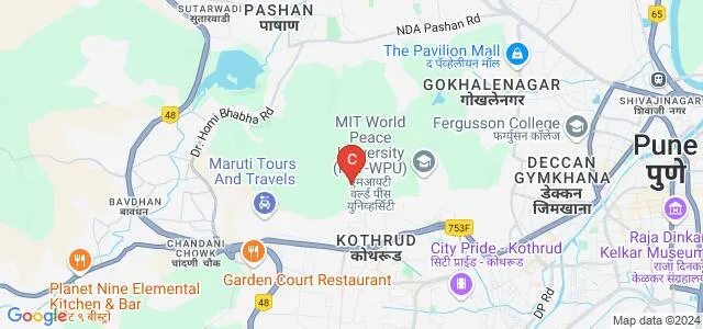 Regional Ayurveda Institute for Fundamental Research, Pune Map