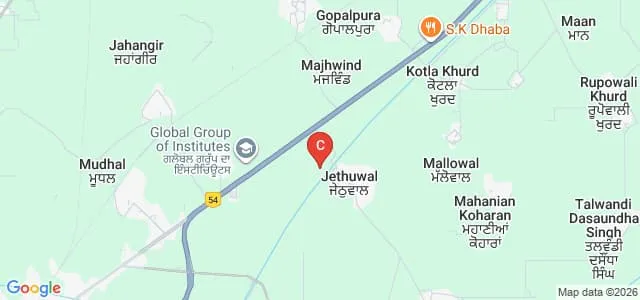 Amandeep College of Nursing, Amritsar Map