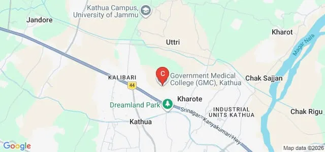 Government Medical College, Kathua Map