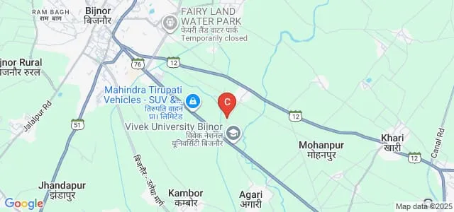 Vivek Group of Colleges, Bijnor Map