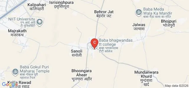 Baba Bhagwan Das Teacher Training College, Alwar Map