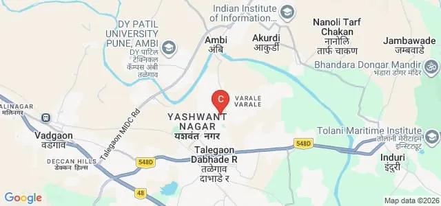 Yashoda Mahadeo Kakade College of Engineering, Talegaon Map