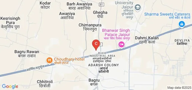 Bagru Mahila PG Mahavidyalaya, Jaipur Map