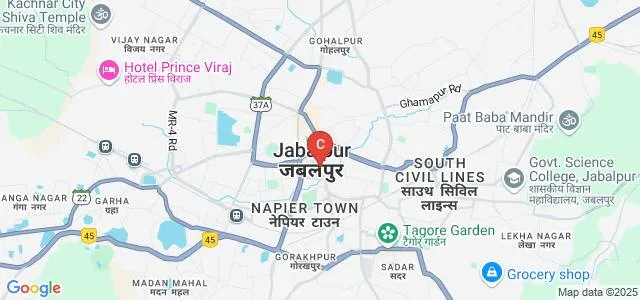 Shri Guru Nanak Mahila Mahavidyalaya, Jabalpur Map