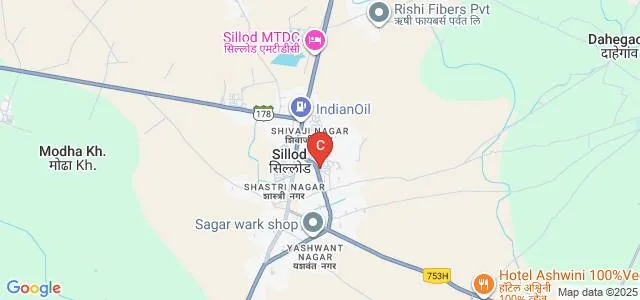 Sahakar Maharshi Manikrao Palodkar Mahavidyalaya, Aurangabad Map