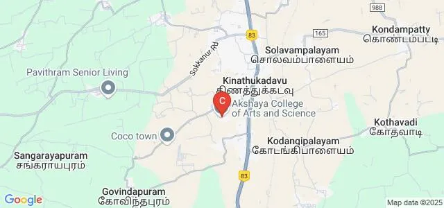 Akshaya College of Arts and Science, Coimbatore Map