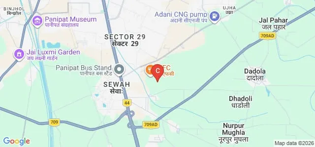 SD College of Education, Panipat Map