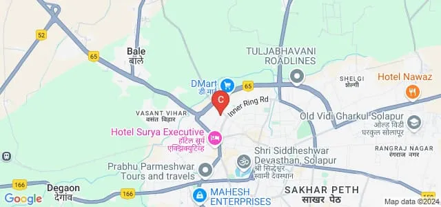 Seth G R Ayurved College, Solapur Map