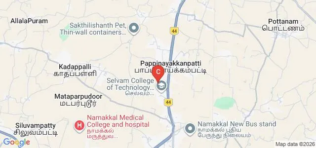Sri Amirtha College of Education, Namakkal Map