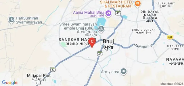 Shri Ramji Ravji Lalan College, Bhuj Map