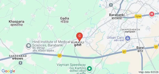 Nandlal Prabhu Devi Professional Institute, Barabanki Map