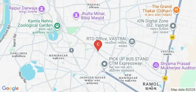Aarihant Homoeopathic Medical College and Research Institute, Gandhinagar Map