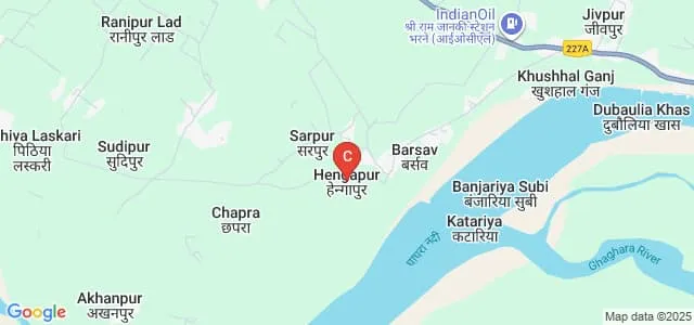 Ambika Ramdebi Degree College, Basti Map