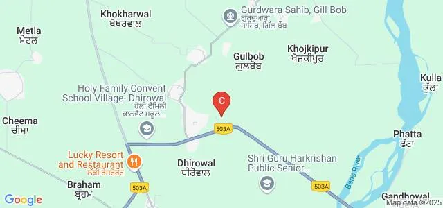 Pannu College for Women, Gurdaspur Map