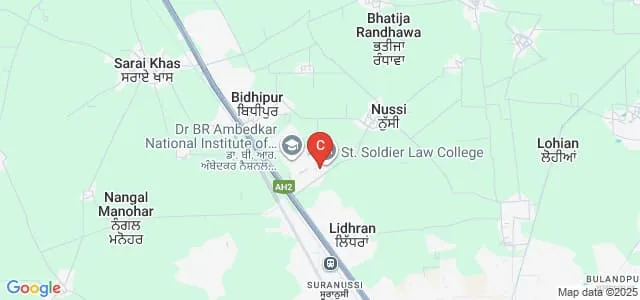 St Soldier Degree College, Jalandhar Map