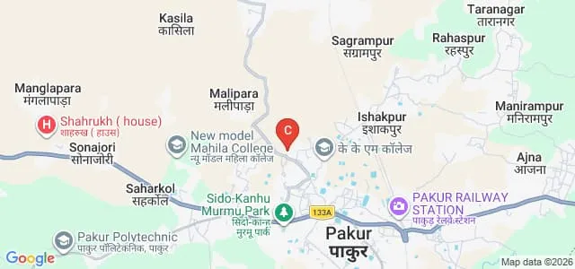 Pakur B Ed College, Pakur Map
