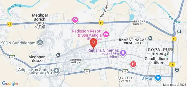 Rajabhai Patel College of Commerce and Economics, Gandhidham Map