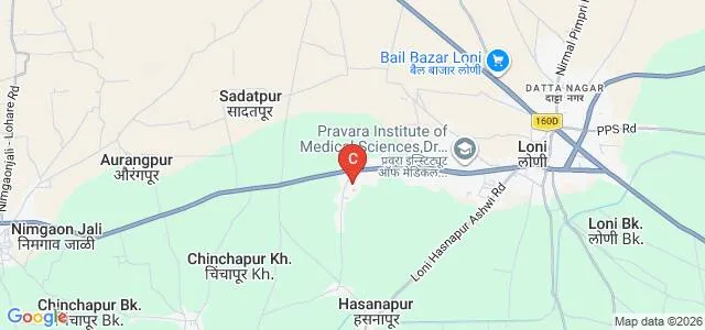 Pravara Rural College of Pharmacy Diploma, Pravaranagar Map