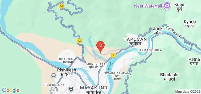 Omkarananda Institute of Management and Technology, Rishikesh Map