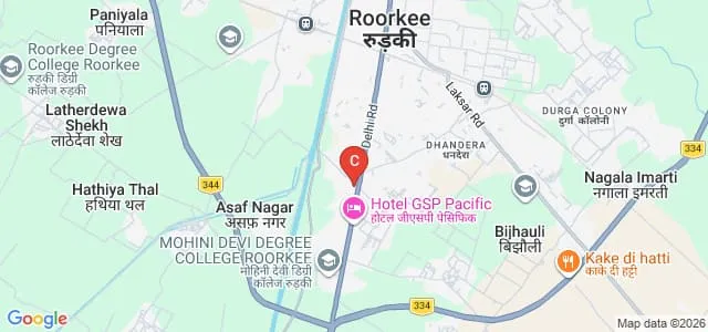 Roorkee Adventist College, Roorkee Map