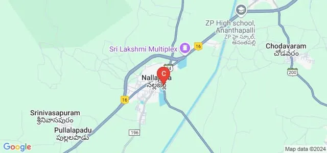 AKRG College of Engineering and Technology, Nallajerla Map