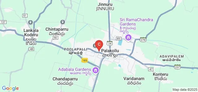 Sri DNR Government Degree College for Women, Palakollu Map