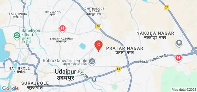 Department of Pharmaceutical Sciences, Mohanlal Sukhadia University, Udaipur Map
