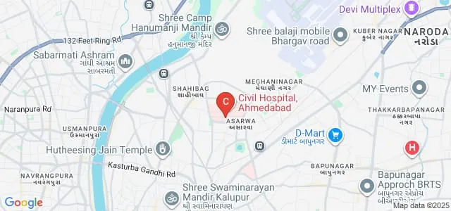 Government Dental College and Hospital, Ahmedabad Map