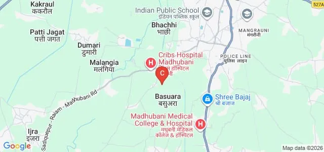 Mithila Teachers Training College, Madhubani Map