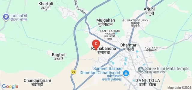 BCS Government Post Graduate College, Dhamtari Map