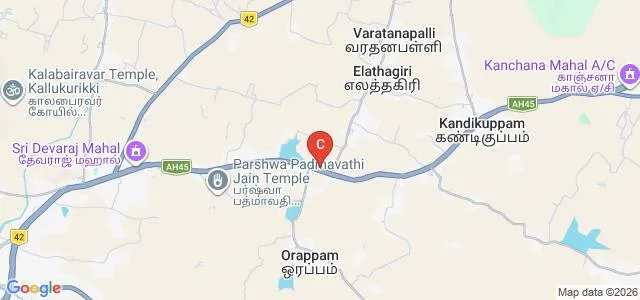 SIV College of Education, Krishnagiri Map
