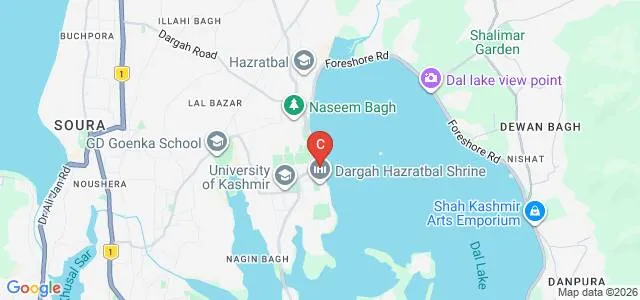 Government Medical College, Srinagar, Kashmir Map