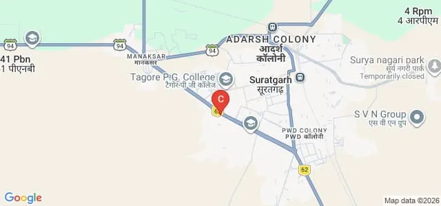 Suratgarh PG College, Sri Ganganagar Map