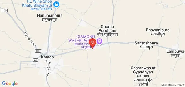 Gurukul Mahavidyalaya, Khatushyamji Map