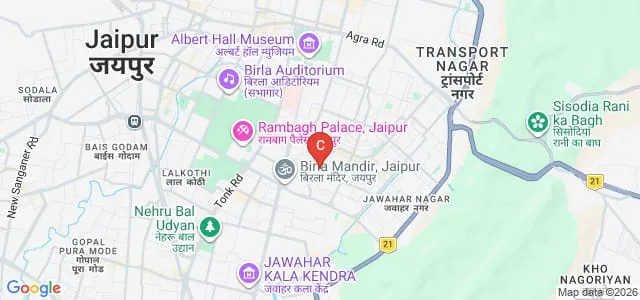 Lal Bahadur Shastri Mahila TT College, Jaipur Map