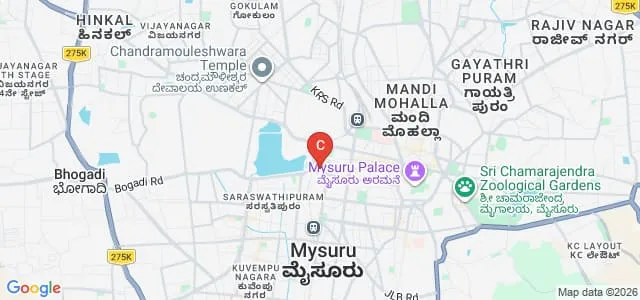 School of Planning and Architecture University of Mysore, Mysore Map