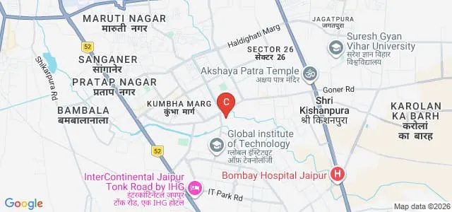 Regional College of Pharmacy, Jaipur Map